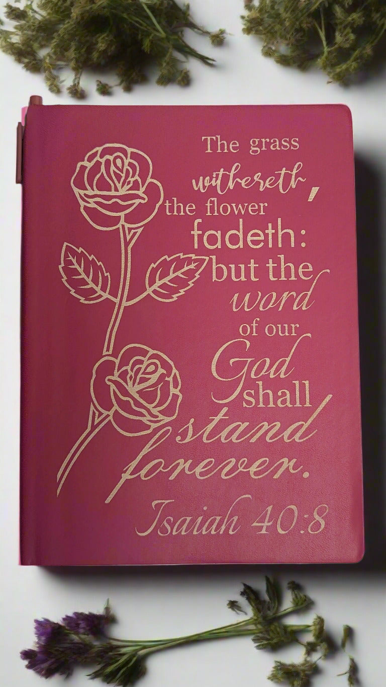 Isaiah 40:8 notebook