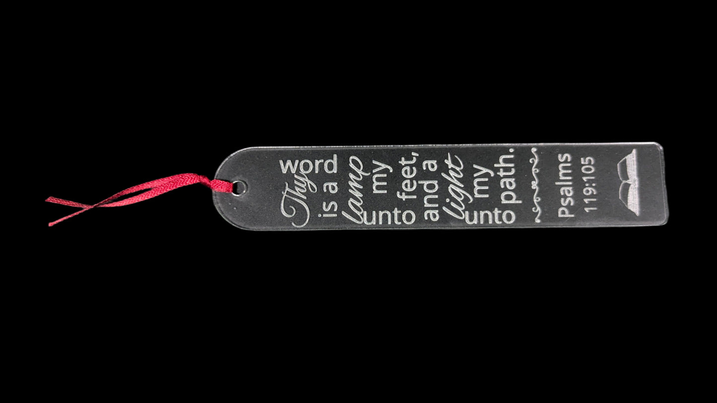 Psalm 119:105 Acrylic Bookmark