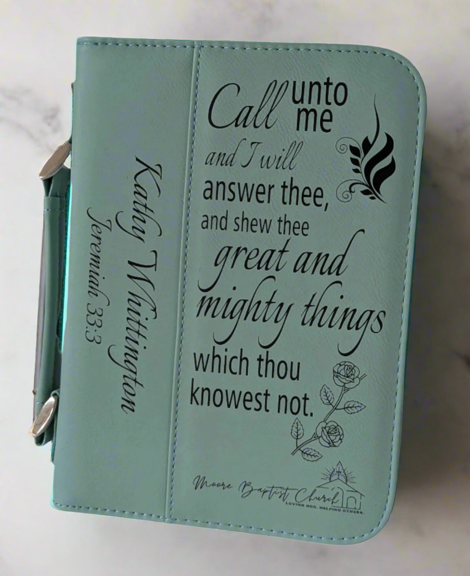 Turquise Bible Cover