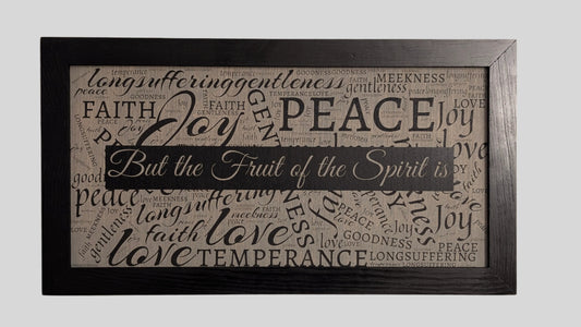 12x24 KJV Fruit of the Spirit Wall Decor