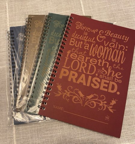 A5 Paper Notebook KJV