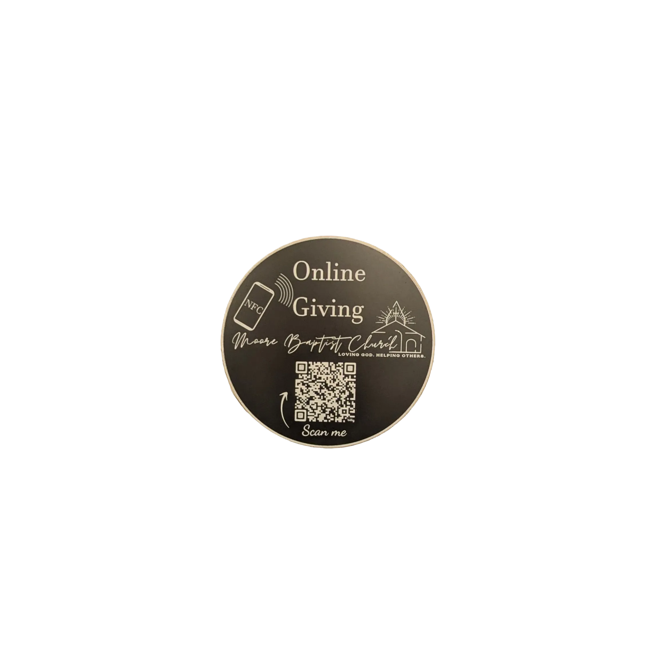 Tap To Tithe Discs – LJM Engraving